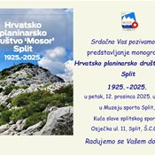 Poziv - promocija knjige HPD Mosor